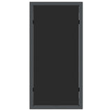 Sunloungers 2-person 3 pcs Black and Anthracite Steel 42010349
