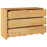 Chest of Drawers Drammen Oak 111 x 43 x 73.5 cm Solid Pine wood 42003050