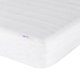 Bed with Mattress "Dover" Light Grey Single Fabric 3208484