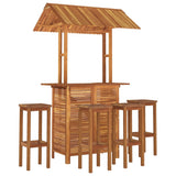 Garden Bar Set Acacia wood color Solid acacia wood Medium Tough 3116009