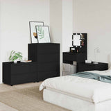 Storage Cabinet 80 x 48 x 57 cm Engineered Wood Black 888818