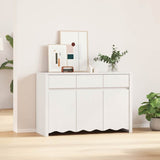 Sideboard Drammen White 114 x 43 x 75.5 cm Solid Pine wood 42003039