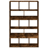 Bookcase Smoked Oak100x33x156.5 cm Engineered Wood 3309370