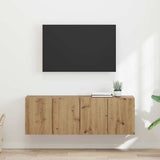 TV Wall Cabinet 2 pcs Artisan Oak 59.5 x 31 x 40 cm 892348