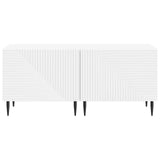 TV Cabinet White Engineered Wood 896895