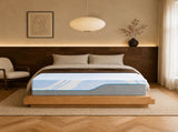 Double Side Sleep Mattress, Hybrid Pocket Sprung Mattress with Memory Foam, 7-Zone Orthopaedic T6608P582433