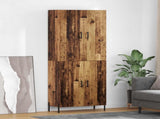 Highboard Old Wood 69.5 x 34 x 180 cm Engineered Wood 3415677