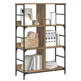 Bookshelf Artisan oak 78.5 x 33 x 117.5 cm metal PB 8010890