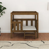 Dog Bed Honey Brown 75.5x63.5x70 cm Solid Wood Pine 822380