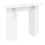 Console Table White 100 x 30 x 75 cm Engineered Wood 8001167