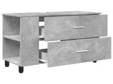 Bathroom Vanity Unit Concrete Grey 80 x 35 x 60 cm 889388