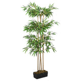 Artificial Bamboo Tree 380 Leaves 80 cm Green 358980