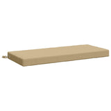 2-Piece Bench Cushions SOEST 2 pcs 100% Polyester Beige 950209