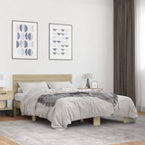 Bed Frame without Mattress Sonoma Oak 120x200 cm 3280153