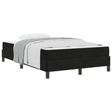 Box Spring Bed with Mattress Black 120 x 210 cm Fabric 3398739