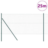 Ground Fix Welded Wire Fence 25 x 1 m PVC-Coated Steel 3350319