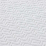 Mattress White and Grey 140 x 200 cm Memory Foam 4106330