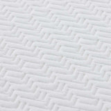 Mattress White and Grey 80 x 200 cm Memory Foam 4106324