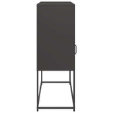 Sideboard Black 100.5x39x107 cm Cold-rolled Steel 853416