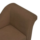 Dog Sofa with Pillow Brown 83x44x44 cm Plush 171101