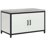 Kitchen Storage HATTEM White 90 x 50 x 53 cm Steel 874997