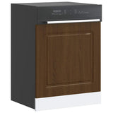 Dishwasher Panel Kalmar Brown Oak 60x1.5x57 cm Engineered Wood 853664