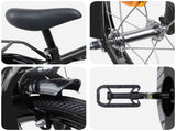 Kids Bike 16 Inches for 4-6 Years Old Black 42009356