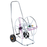 Hose Reel Cart for 80 m 3/4" Hose Steel 4005284
