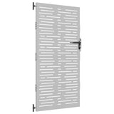 Garden Gate 85x200 cm Corten Steel Square Design 153249