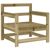 Garden Chairs with Cushions 2 pcs Impregnated Wood Pine 825568