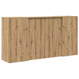 Reception Desk Artisan Oak 200x50x103,5 cm Engineered Wood 3324186