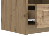 TV Cabinet Artisan Oak 102 x 34.5 x 47 cm Engineered Wood 895834