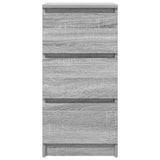 Sideboard Grey Sonoma 37.5x35x76 cm Engineered Wood 861729