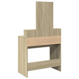Dressing Table with Mirror Sonoma Oak 80x41x144.5 cm 848173