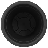 Round Flower Pot 24 pcs Black 39 x 32 cm Plastic 42020298