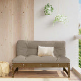 Middle Sofa Honey Brown 120x80 cm Solid Wood Pine 825733