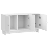 TV Cabinet High Gloss White 99 x 34.5 x 50 cm Engineered Wood 894029