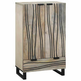 Media Storage Cabinets & Racks White and Black 60 x 33 x 100 cm 4018002