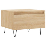 Coffee Tables 2 pcs Sonoma Oak 50x46x35 cm Engineered Wood 830867