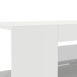 TV Cabinet with LED Lights White 90x39x30 cm 804238