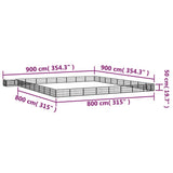 36-Panel Dog Playpen Black 100x50 cm Powder-coated Steel 3115983