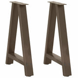 Dining Table Legs A-Shaped 2 pcs 60x cm Steel 4012851