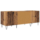Record Cabinet with Shelf with Door Old Wood 121 x 38 x 48 cm 881789