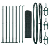 Welded Wire Fence with Concrete Base 10 x 0.4 m 3352386
