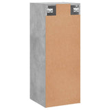 Wall Mounted Cabinet Concrete Grey 34.5x34x90 cm Engineered Wood 834998