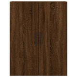 Wall Mounted Cabinet Brown Oak 69.5x34x90 cm 828451