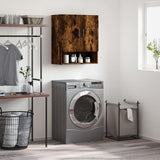 Wall Cabinet Smoked Oak 60x31x70 cm Engineered Wood 829921