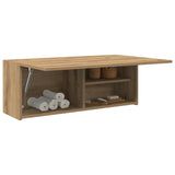 Bathroom Wall Cabinet Artisan Oak 80x25x30 cm Engineered Wood 860084