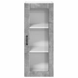 Wall Glass Cabinet LUCCA Concrete Grey 40 x 31 x 100 cm 885098