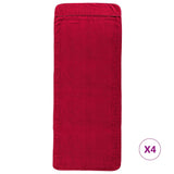 Beach Towels 4 pcs Burgundy 60x135 cm Fabric 400 GSM 3157056